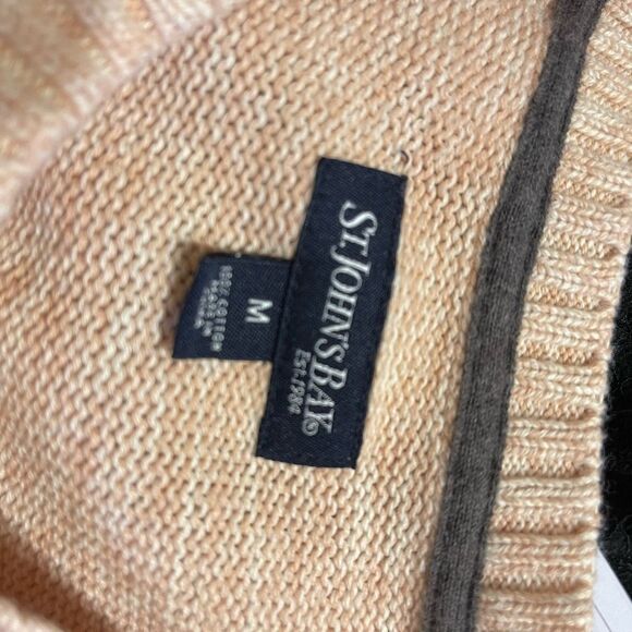 St. John's Bay Pink Crewneck Sweater with Ribbed Neckline - Picture 5 of 5